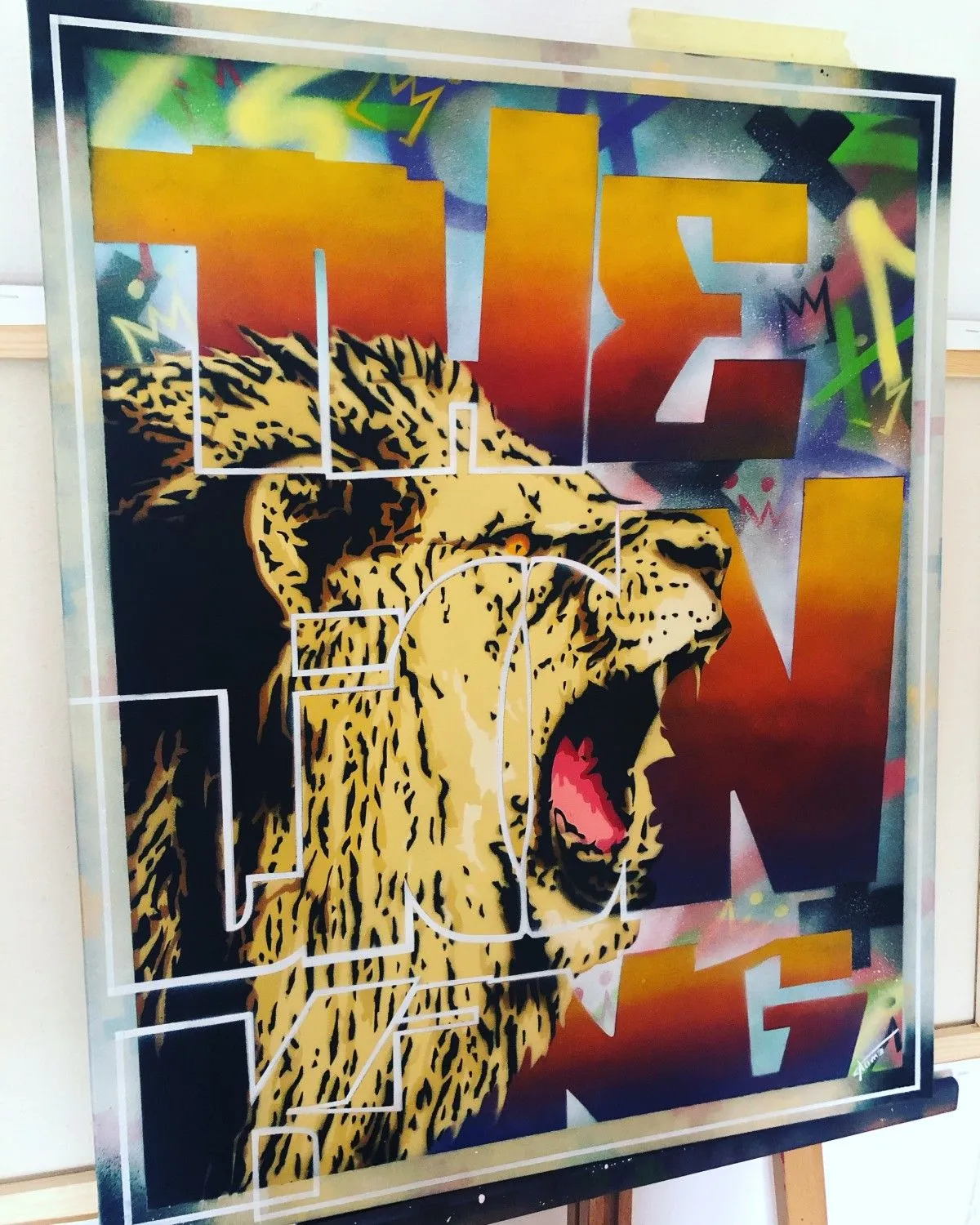 The Lion King, artwork by Thomas Grabli