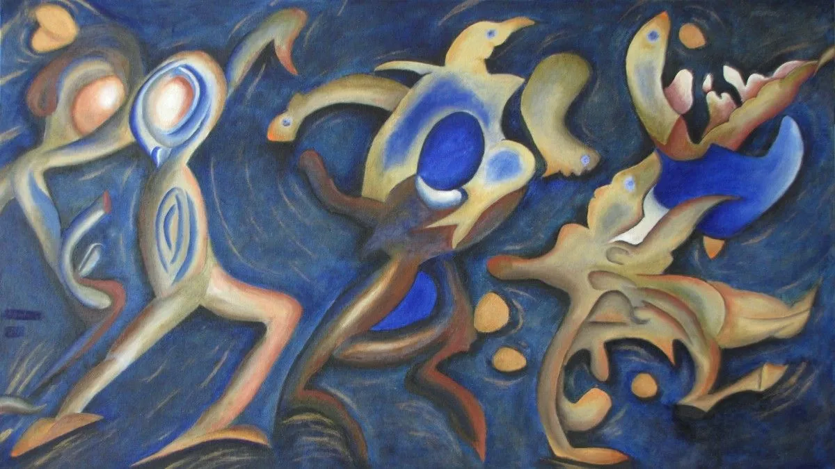 El baile "Dancing, œuvre de Fernández y Ferrer Maria del Carmen