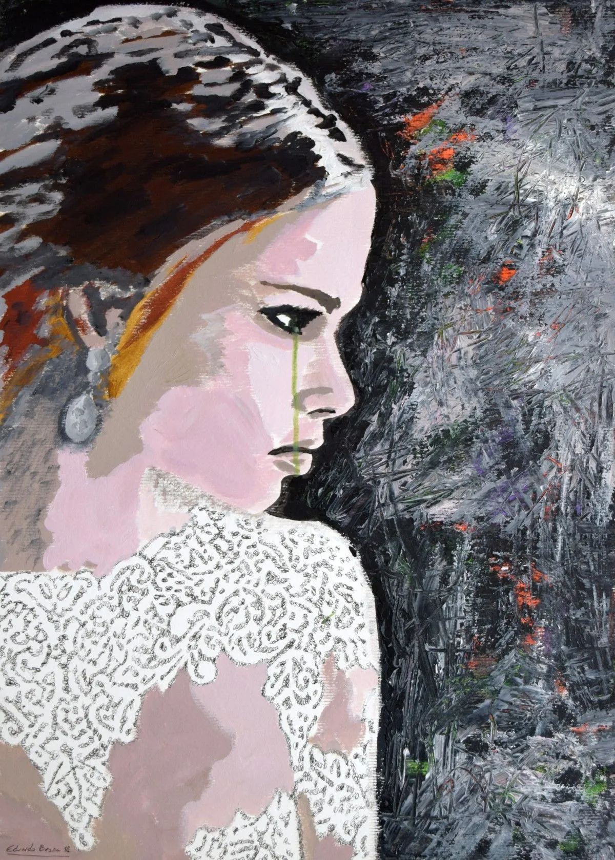 The bride, œuvre de Eduardo Bessa