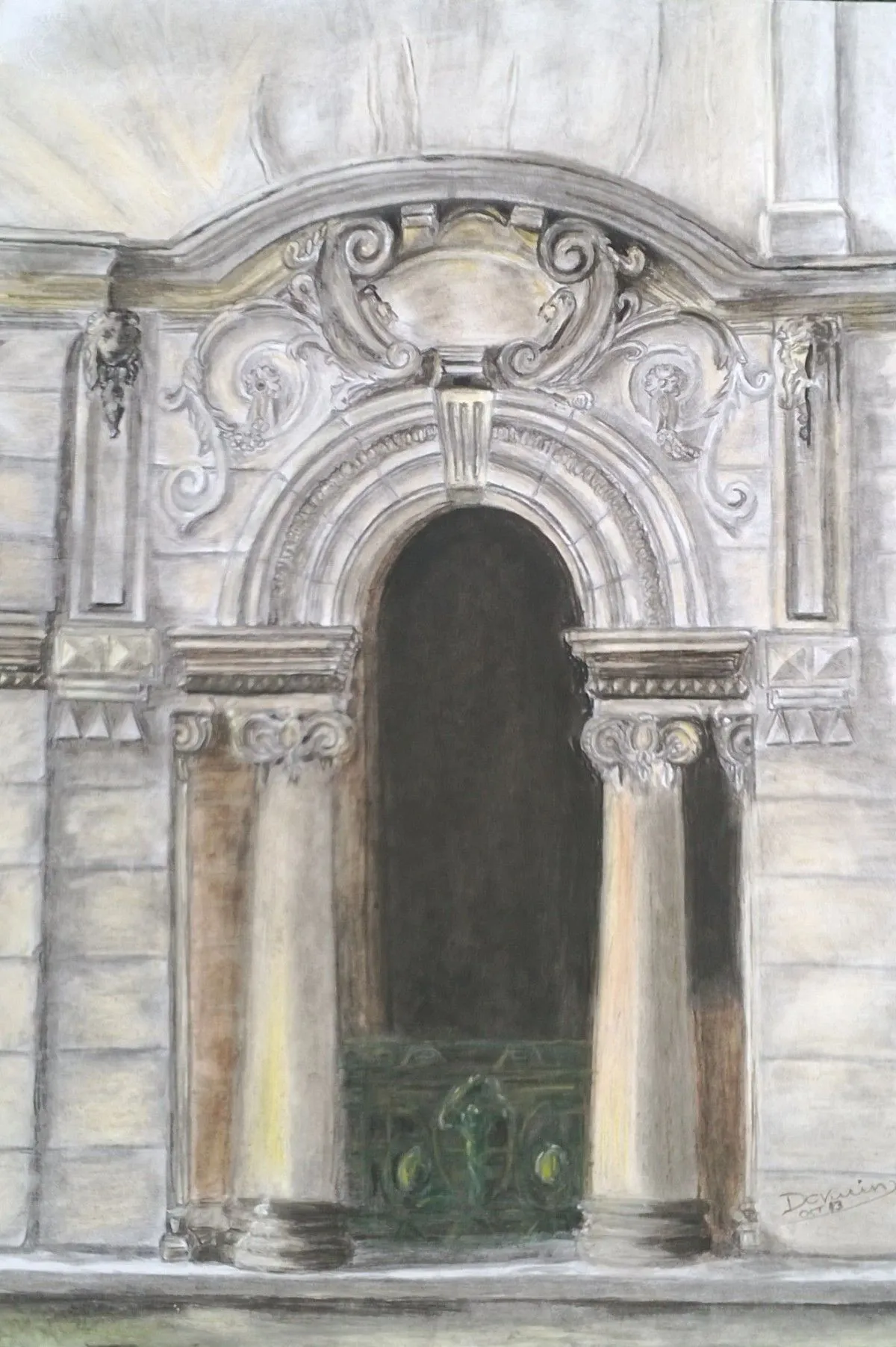 BALCÒN PANDO 2 CENTRO, artwork by darwing rodriguez