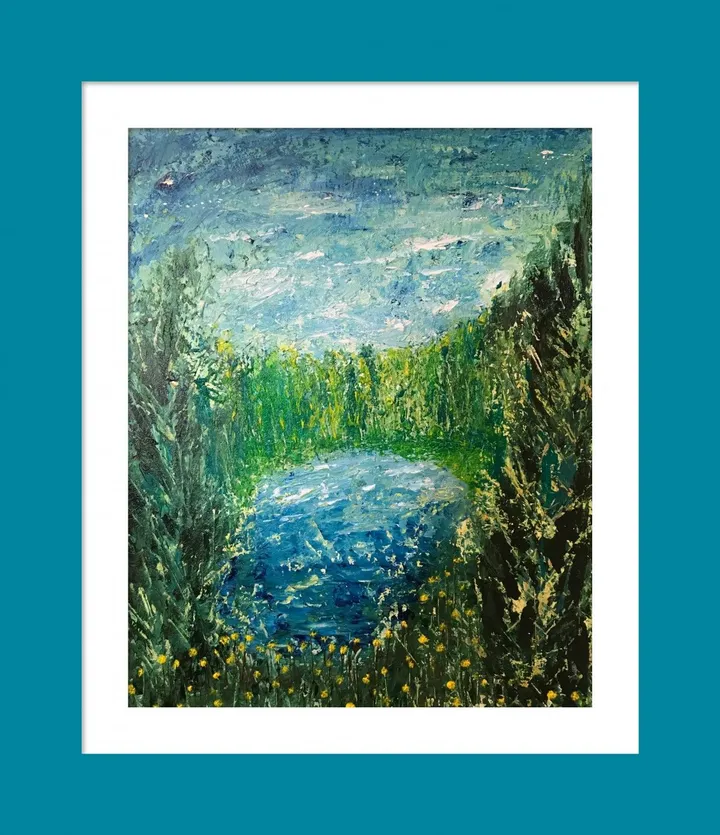 The Pond, artwork by Anne Olsen
