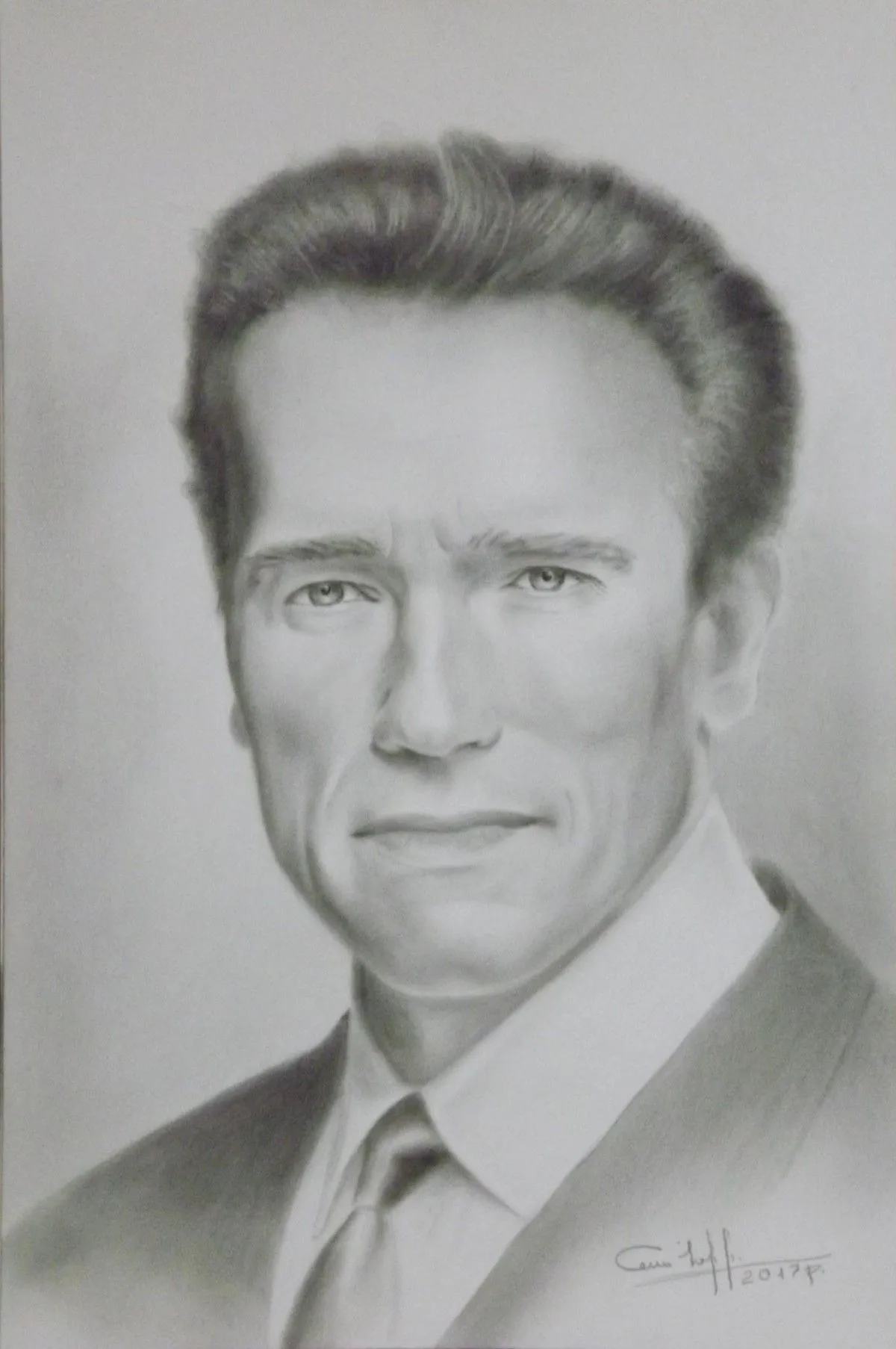 Arnold Schwarzenegger, artwork by Igor Sen