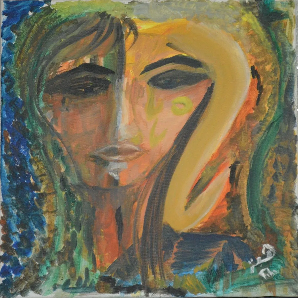face, artwork by Heba El-sayed