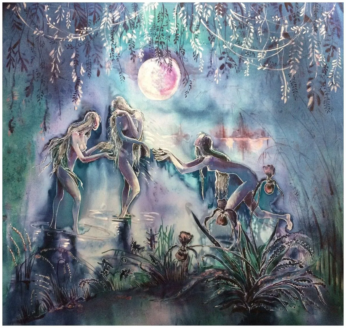 THE BATHERS, œuvre de kate Gokieli