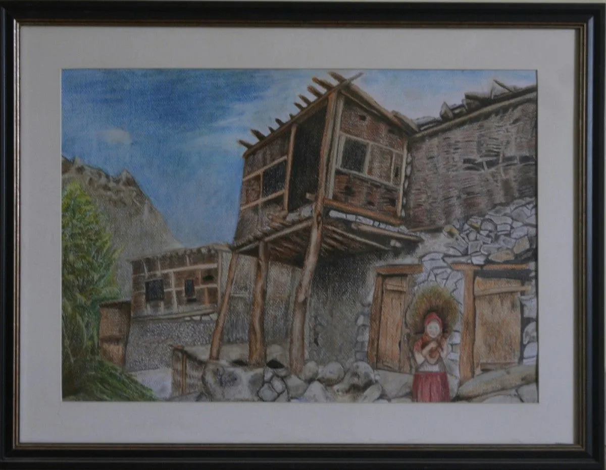 Traditional home, œuvre de Abbas Saleem