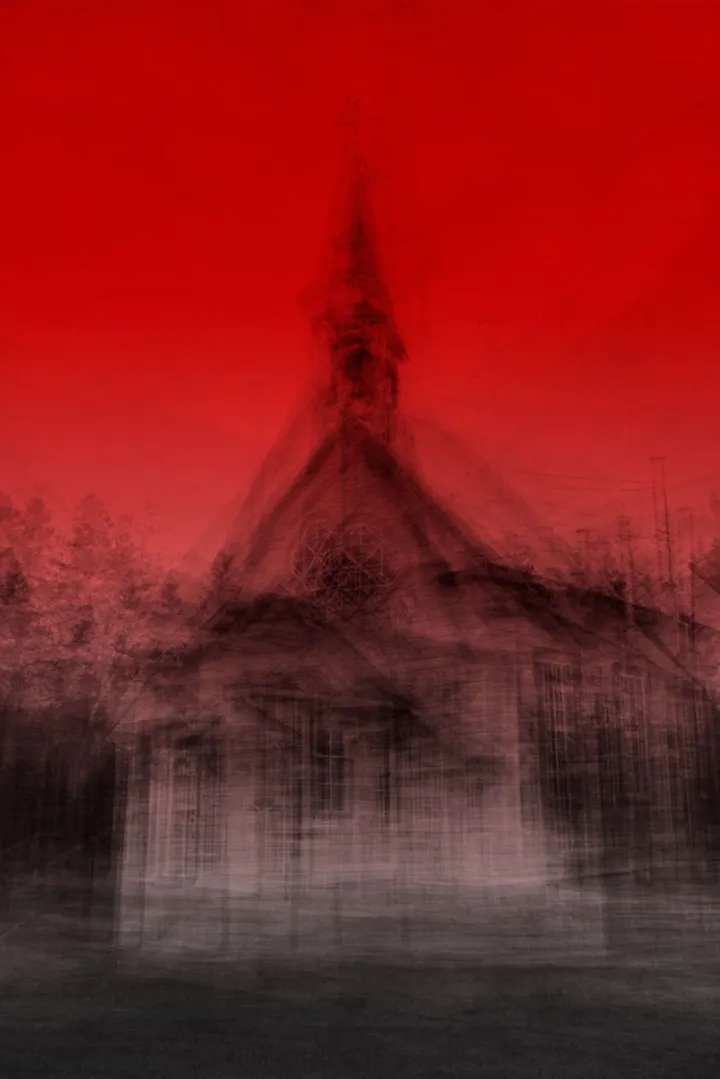 Eglise Grand-Fond, artwork by Eric Villeneuve