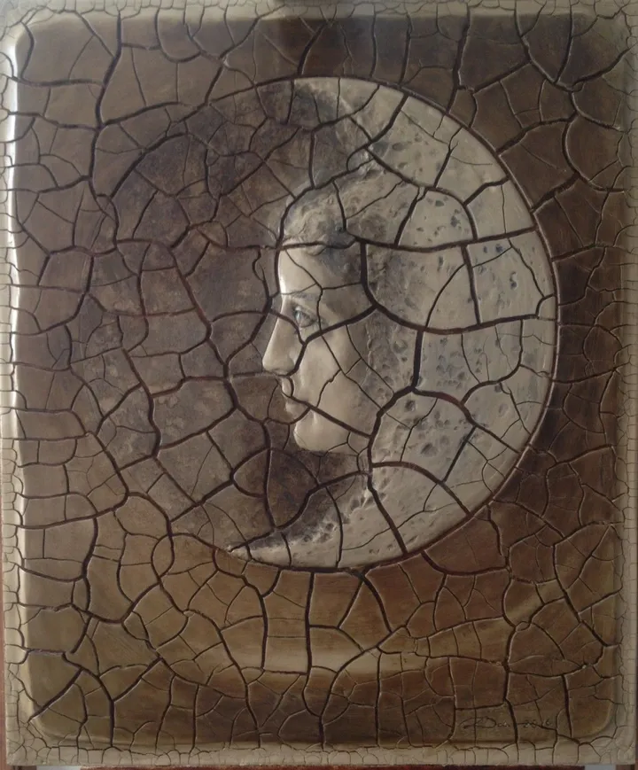 Reflexion on the moon, œuvre de Karen Dayan
