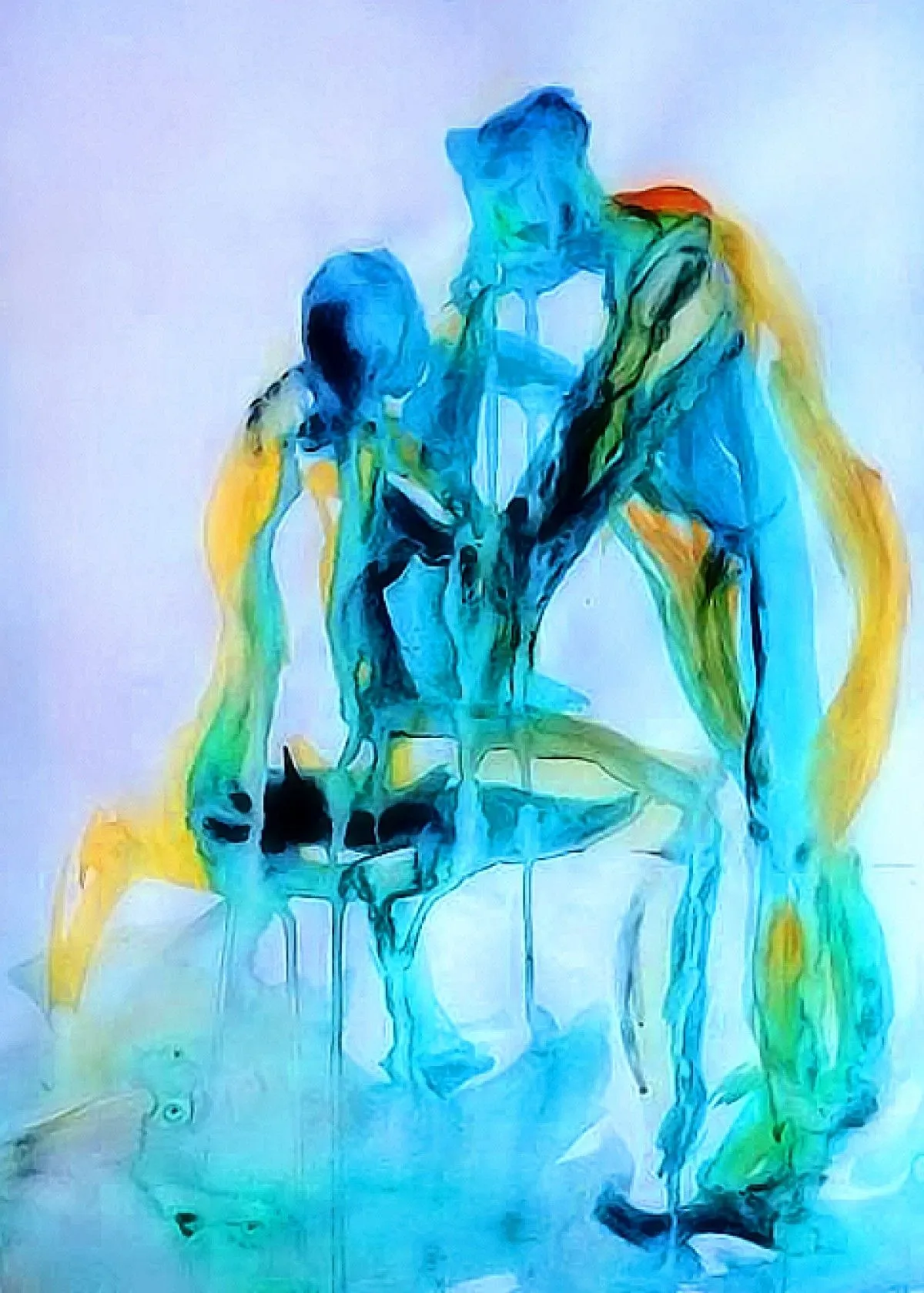 Woman & man, artwork by Matej Bednár