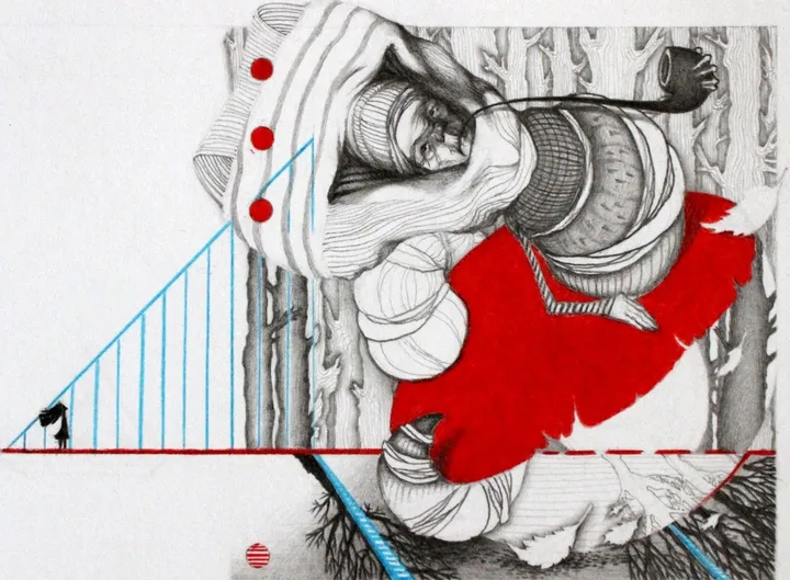 Alice in Wonderland,, œuvre de Alena Semchyshyn