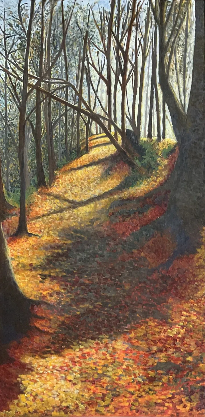 QUAND L’AUTOMNE S’ENDORT, artwork by Lise Levesque