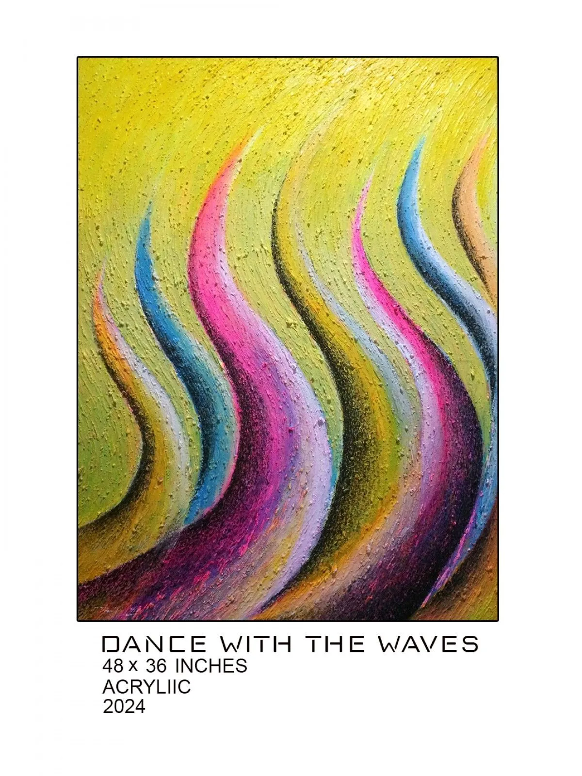 Dance with the Waves, artwork by Marlin Lopez