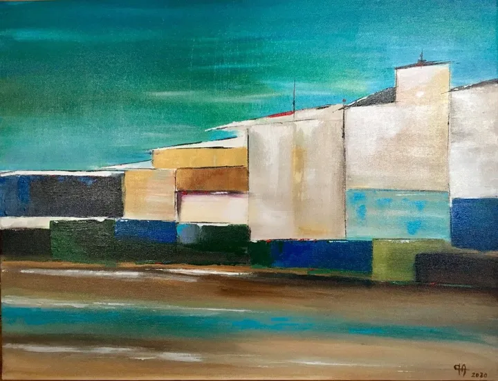 Les Voiles, artwork by Françoise AUGUSTINE
