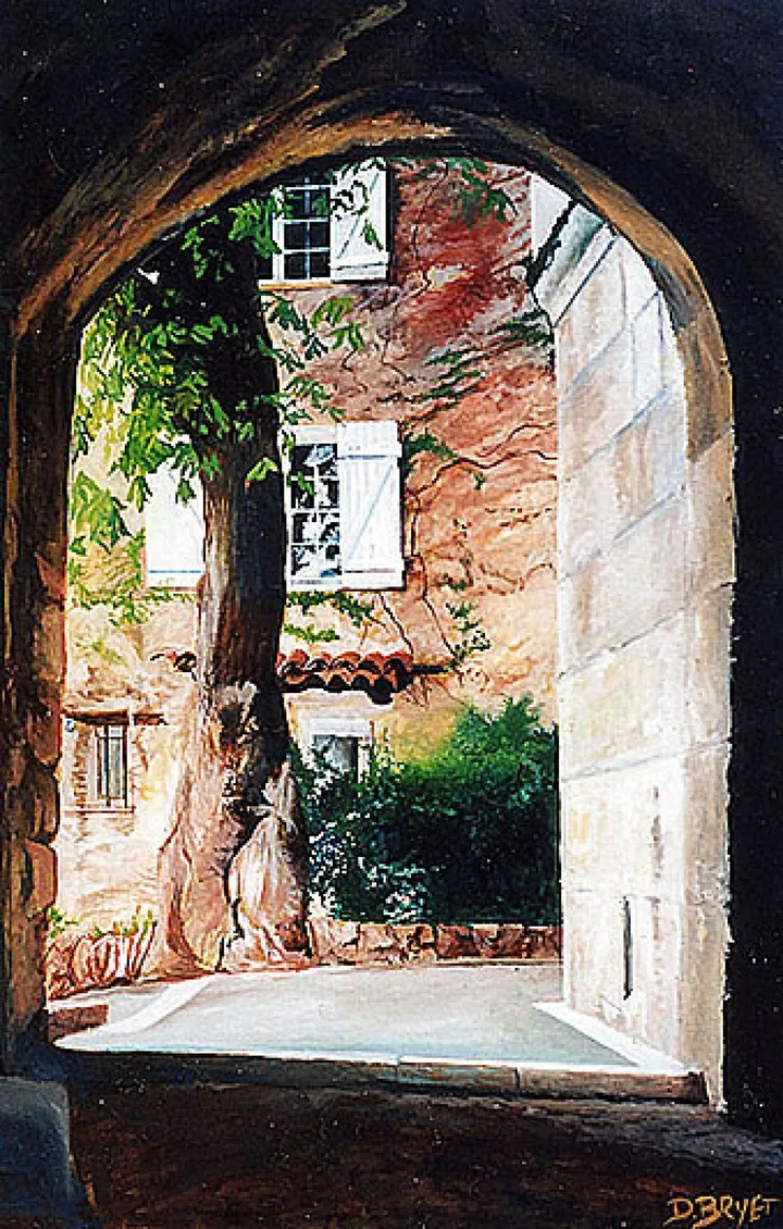 a l-heure de la sieste, œuvre de dominique bryet
