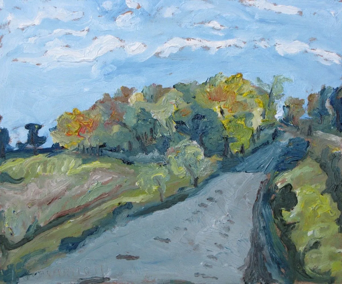 Autumn Country Road, œuvre de Francois Fournier