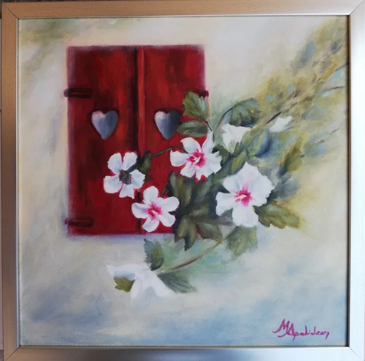 Hibiscus time, œuvre de Margareta Apahidean