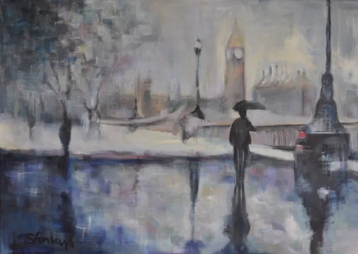 Along the Thames, œuvre de Stephanie Fonteyn
