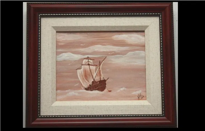 Marée basse, œuvre de Jocelyne Béland