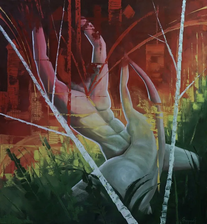 Pressure, œuvre de Sanjaya Gunarathna