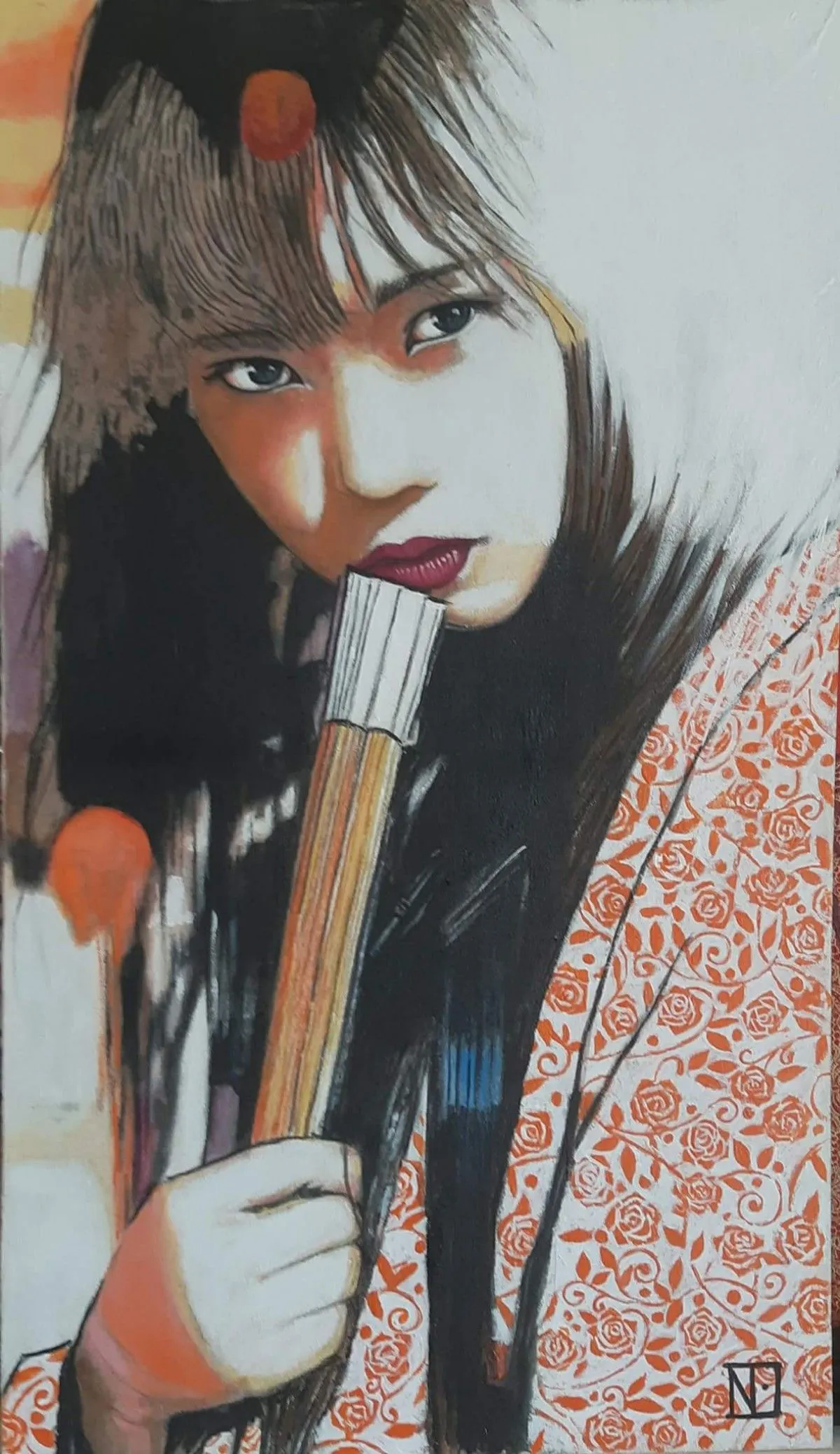 SOLEIL LEVANT, artwork by Nanou Dhainaut