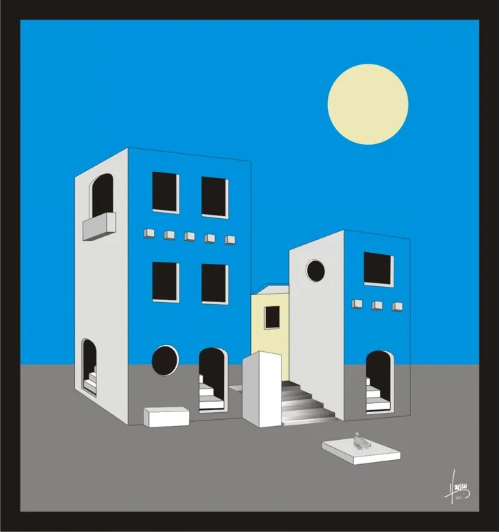 City Hall, artwork by Eric Hansen