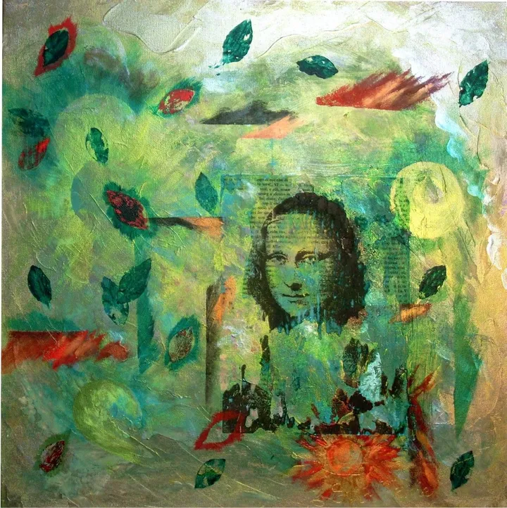 Le printemps de Mona, artwork by sylviane marie nardini