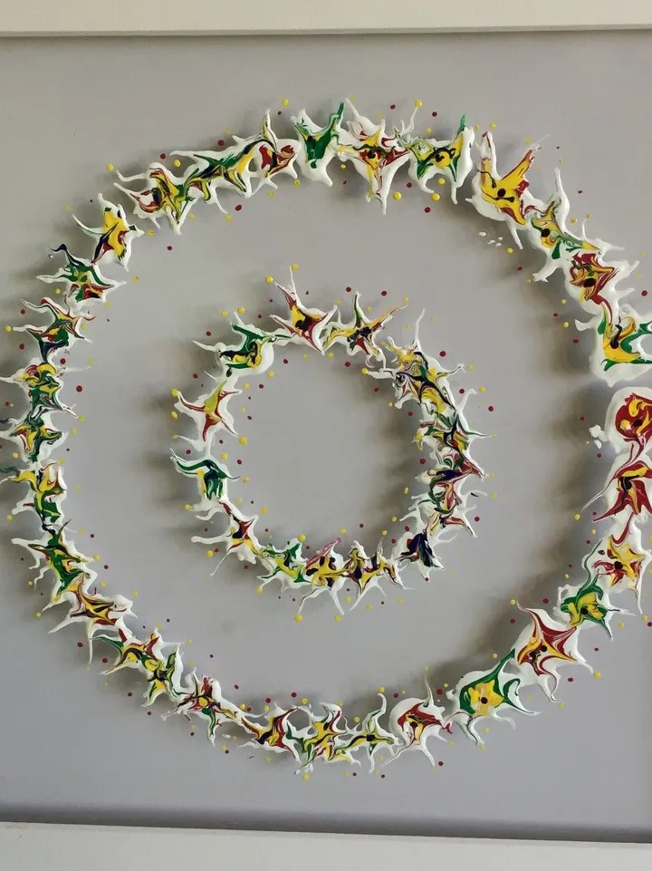 « Floraison printanière «, artwork by Rita Vandenherrewegen
