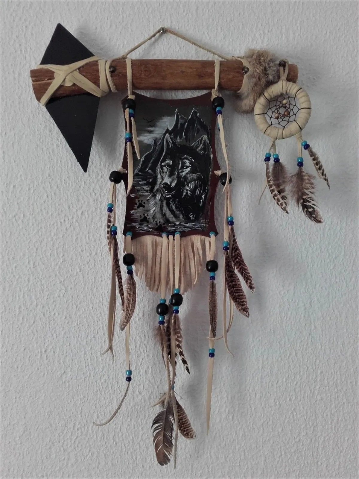 Black Wolf, artwork by Indian Héritage Arts GrayWolf