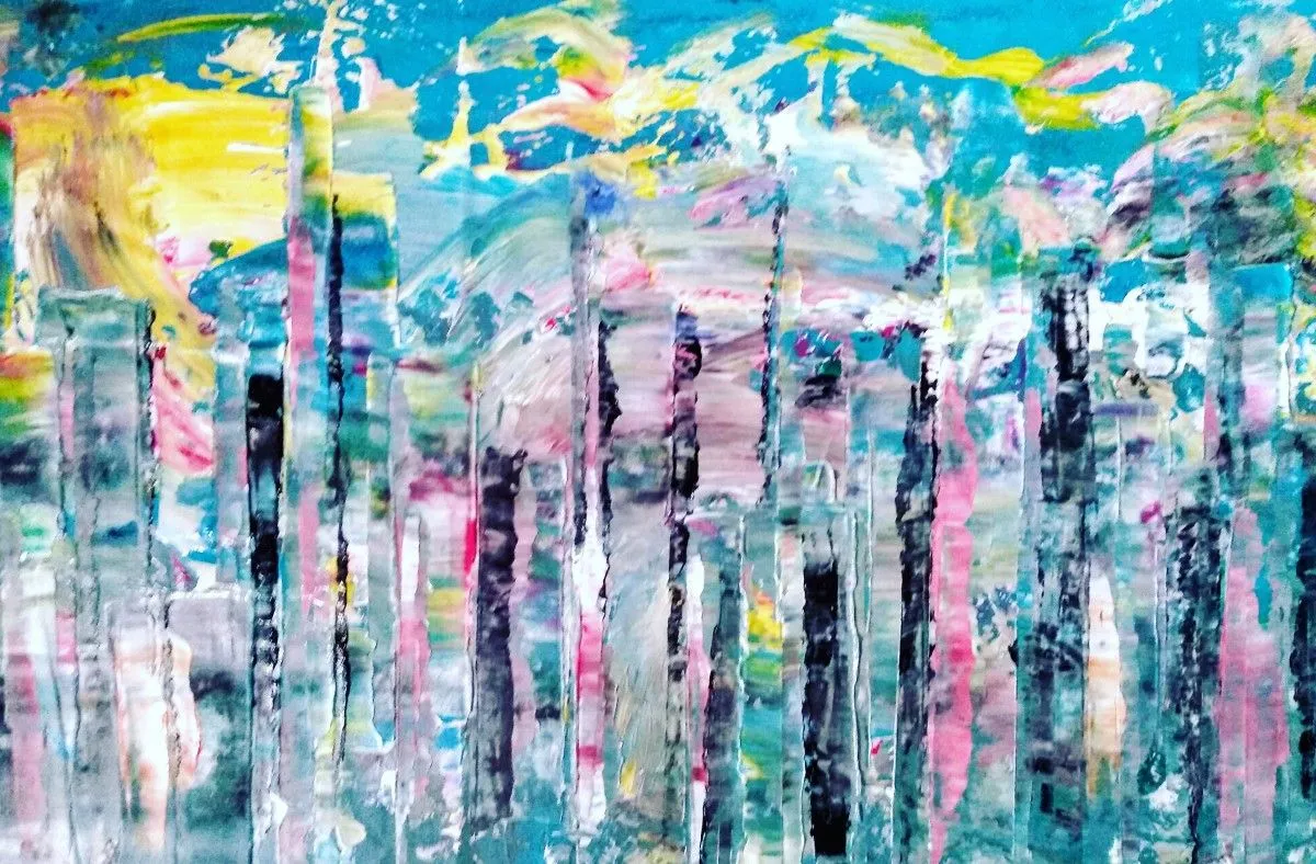 Glasstowers, artwork by Patrick van