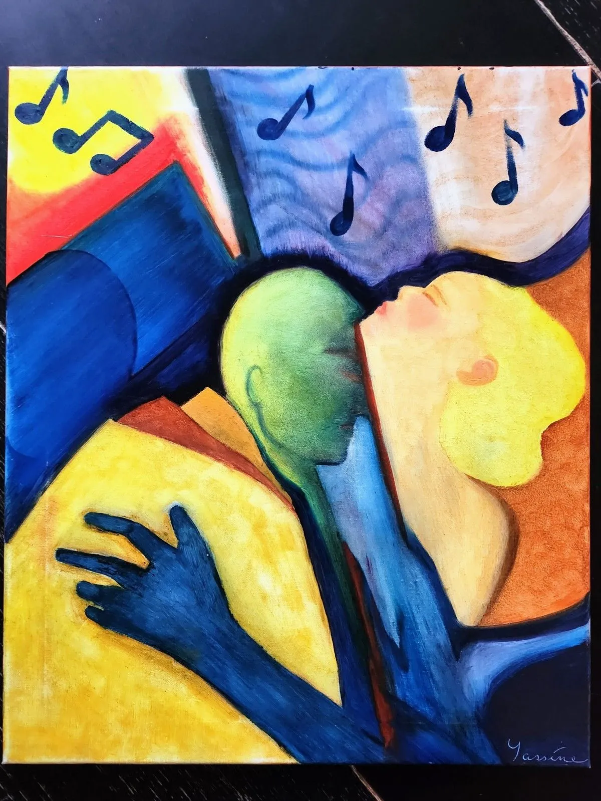 Love song, artwork by Yassine Ounis
