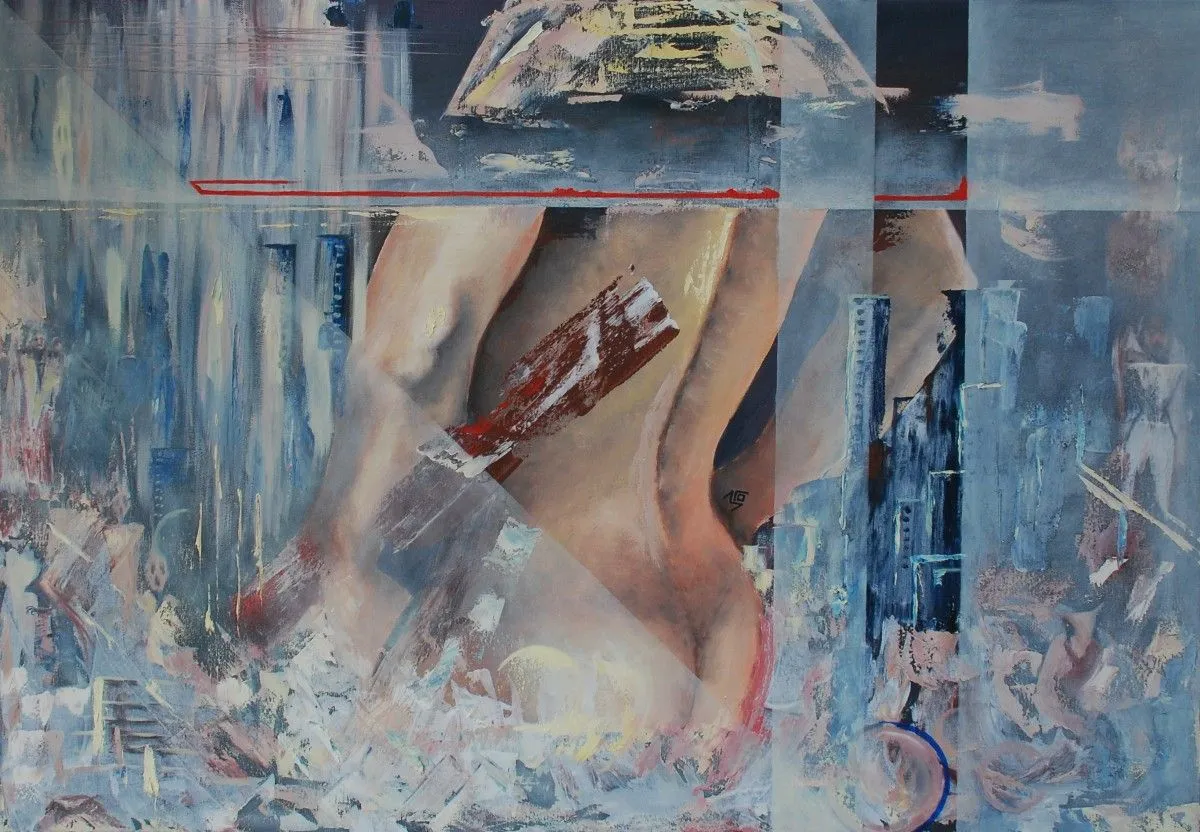 Blue Circle, œuvre de Cecilia Ocaranza