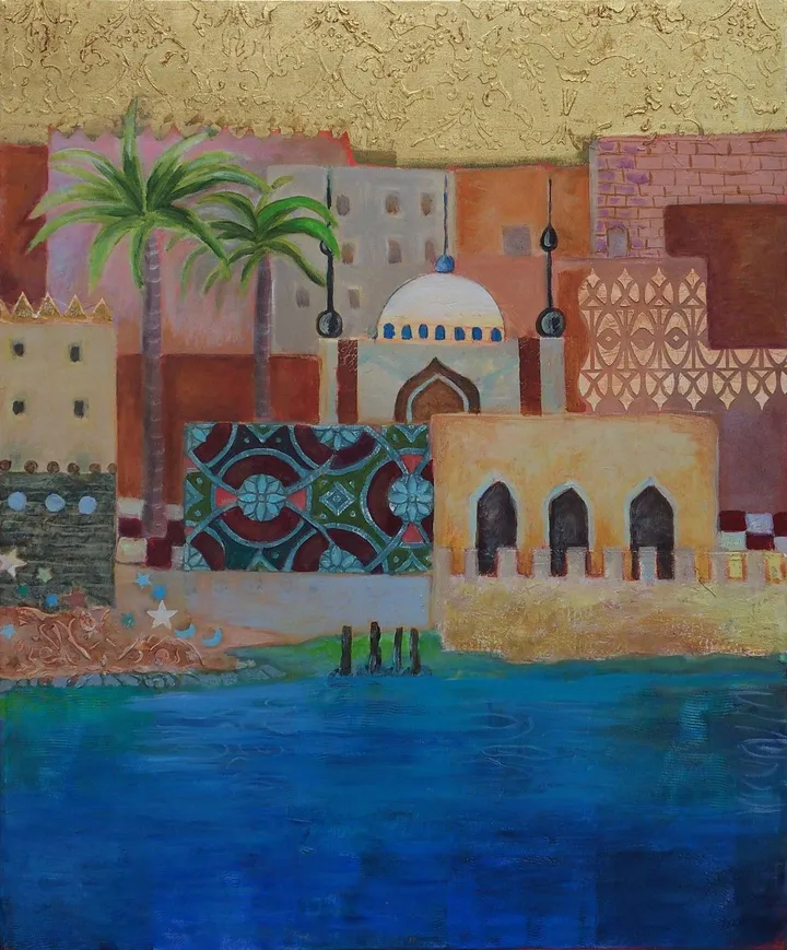 west meets east, œuvre de Alina Matsa