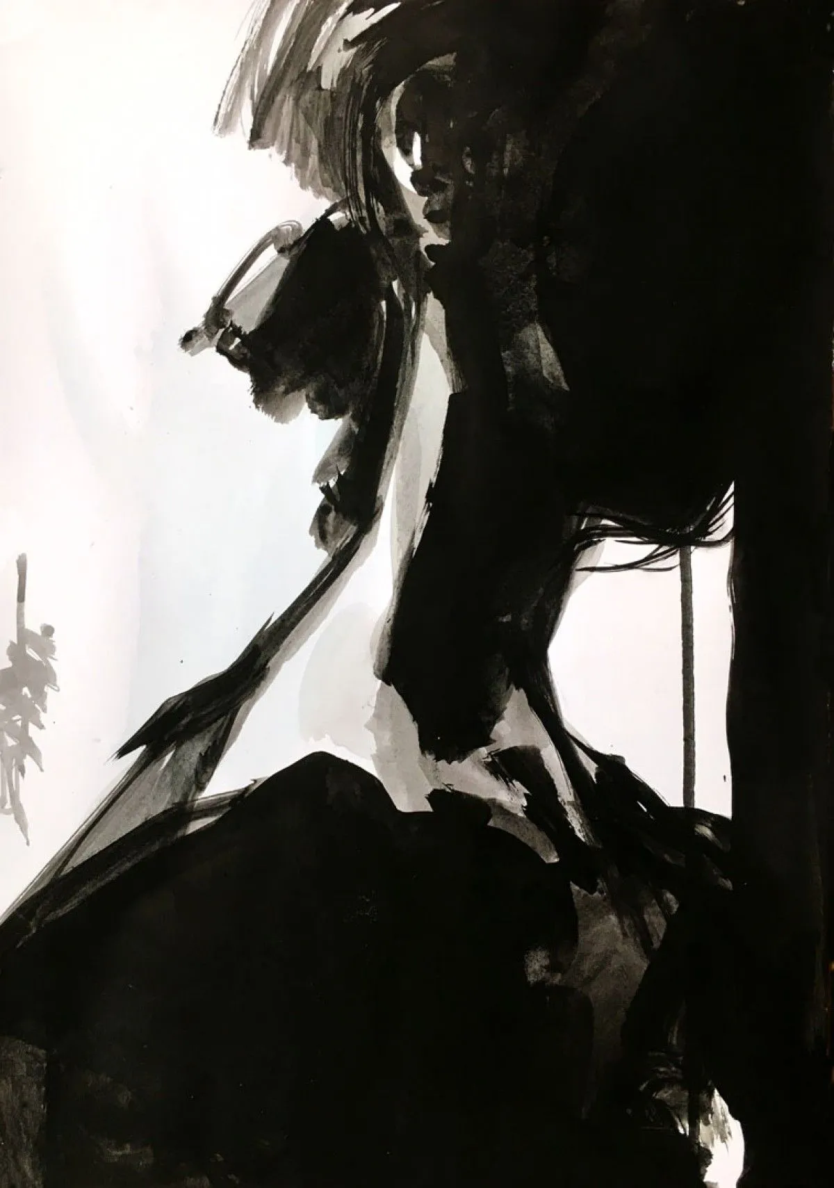 N°609 Contre-jour, œuvre de Alexandre DUMITRESCU
