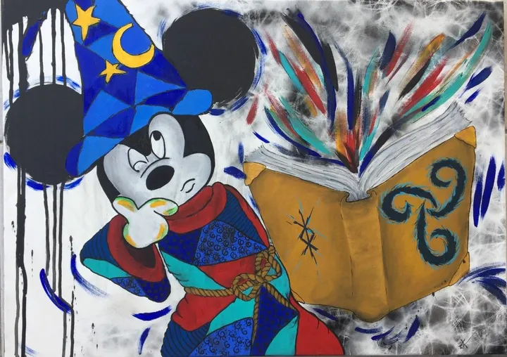 Magic mickey, œuvre de Christel Fouche