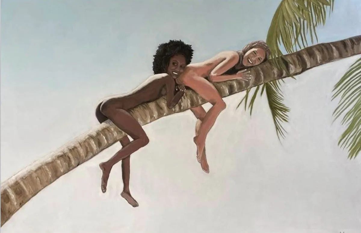 “Coconut hunting”, œuvre de MARINA MERA