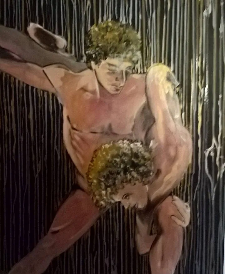GOLD AND SILVER, artwork by Eric James DUHAN