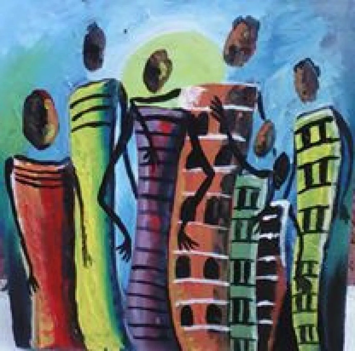 Man and City1, œuvre de Ngendandumwe William