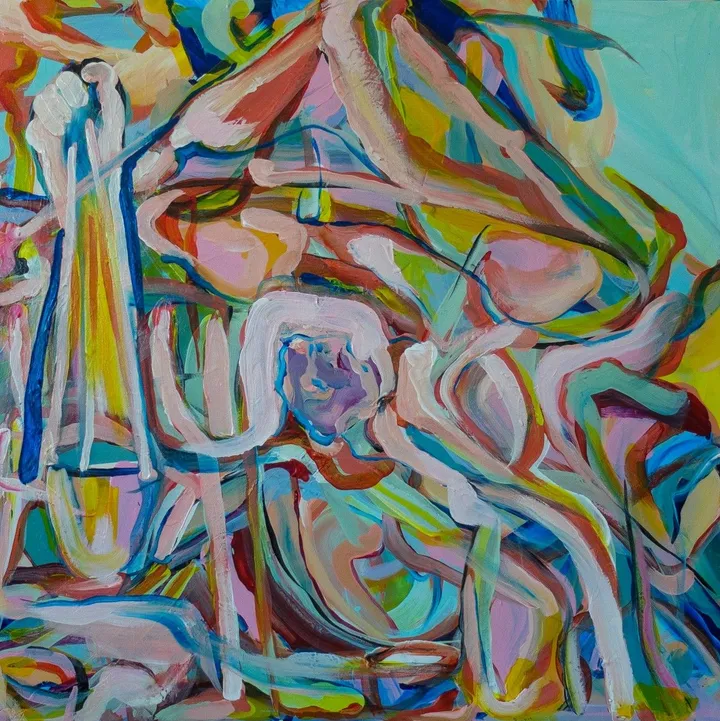 Porteur., artwork by Charaf El Ghernati
