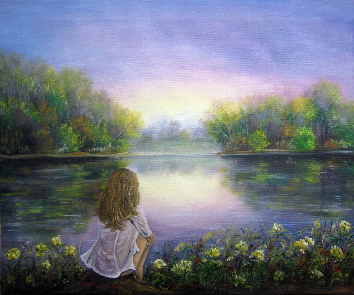 Purple peace, artwork by Vesna Martinjak
