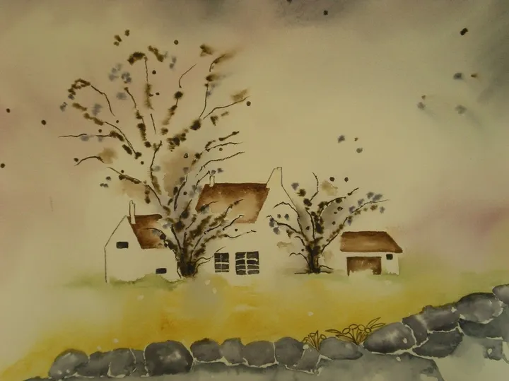 CARTE POSTALE, œuvre de Thérèse Hanot
