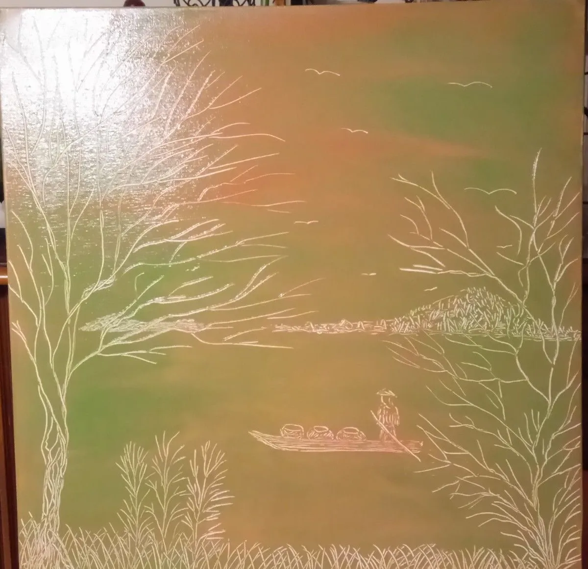 Série "Au fil de l'eau" n° 3, artwork by Viviane RINCK