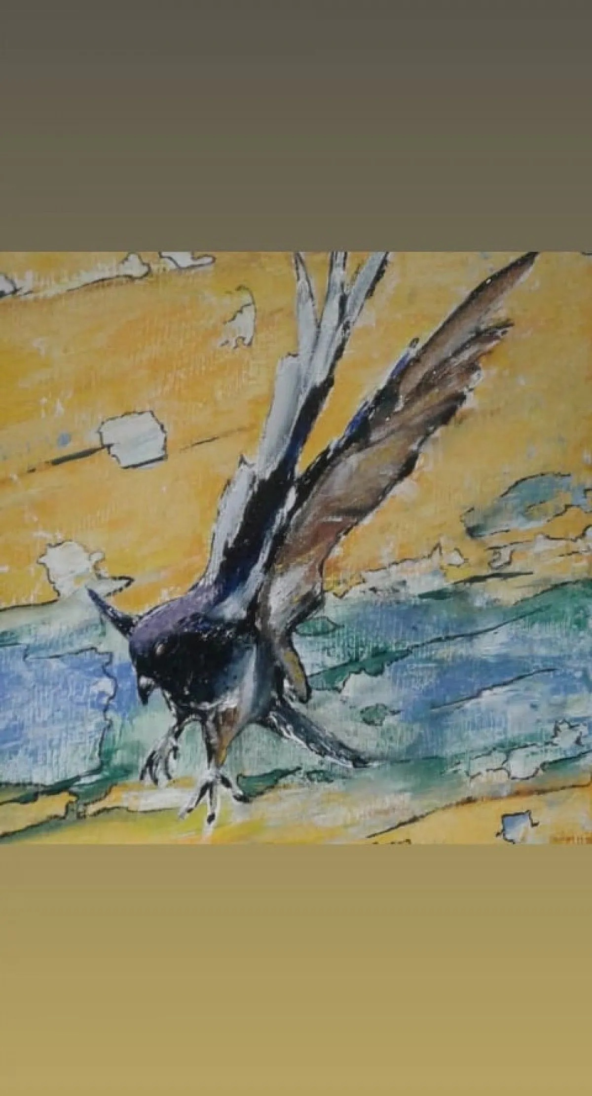 Cher Ami, œuvre de Santorini-artist Oosthuizen