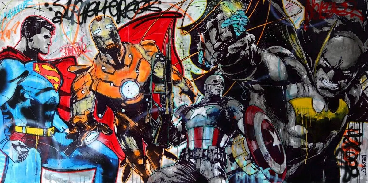 Superheroes #5, artwork by Berko .