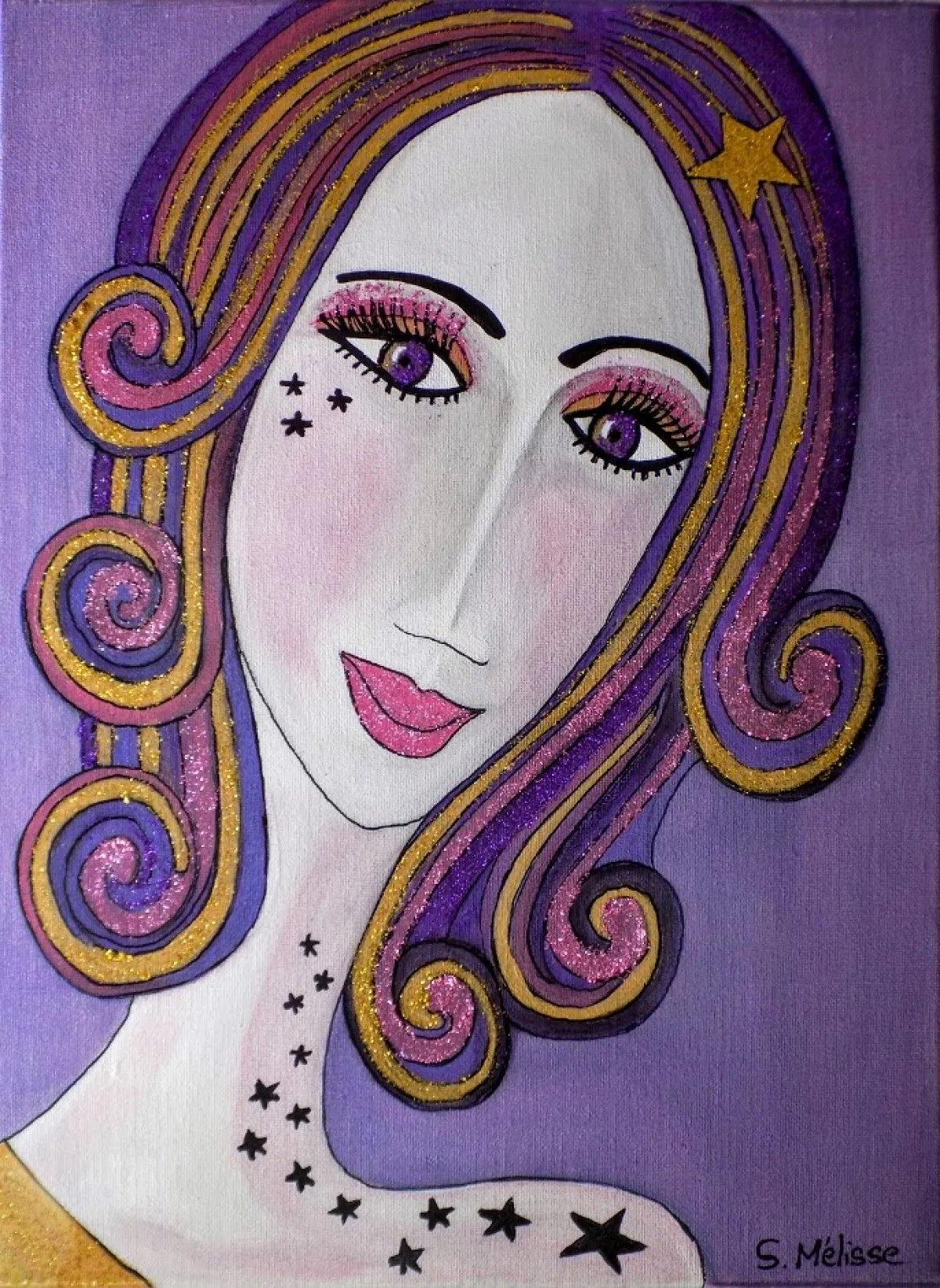 STELLA VIOLETTA, artwork by Sandrine Mélisse