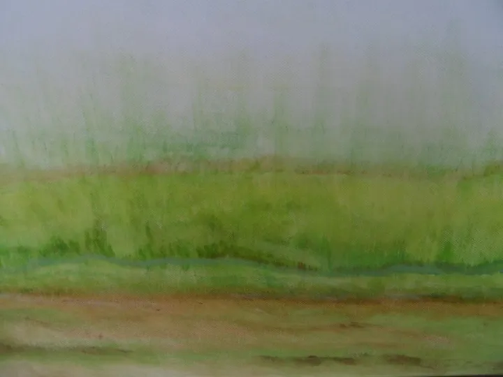 le chemin, œuvre de Maryline Jouve