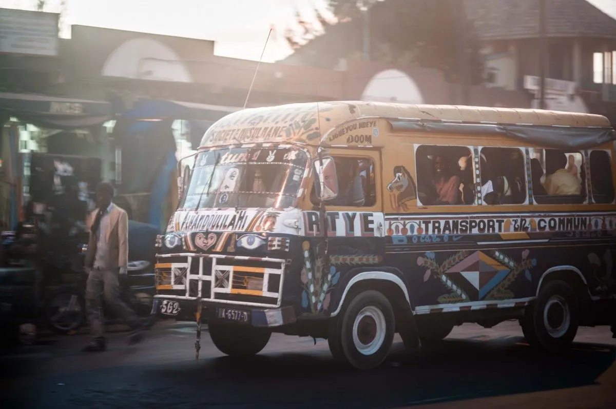 Car Rapide Dakar, artwork by Jean-Baptiste Joire