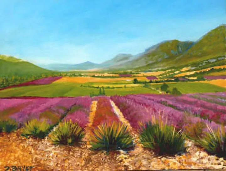 lavande, œuvre de dominique bryet