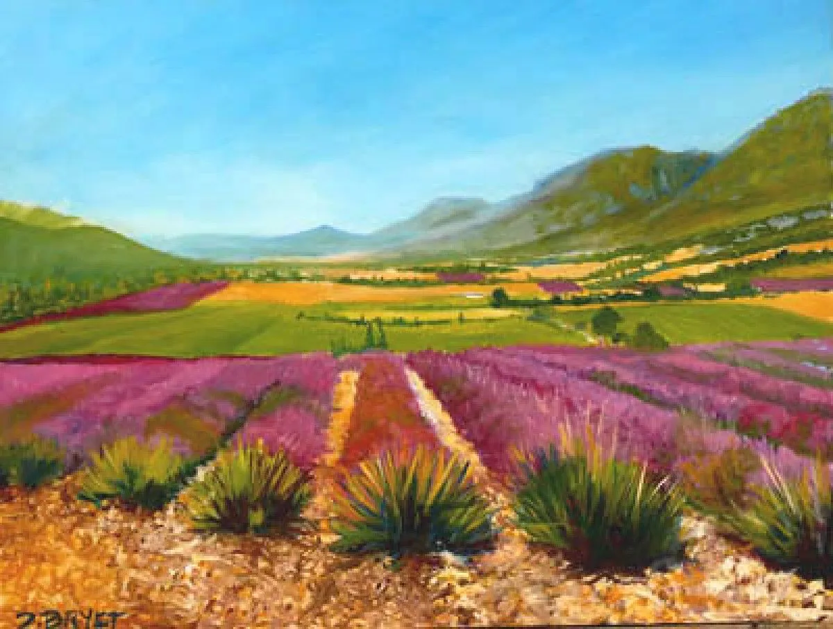 lavande, œuvre de dominique bryet