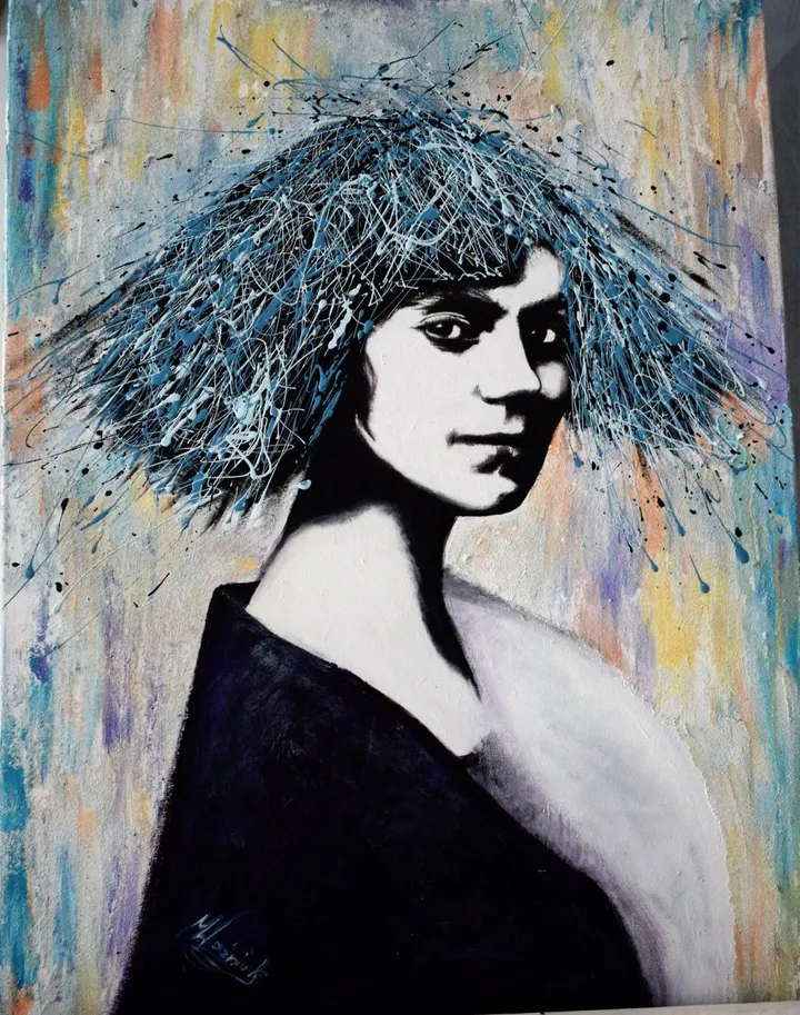 Modern Mona Lisa, œuvre de Magdalena Wozniak-Melissourgaki