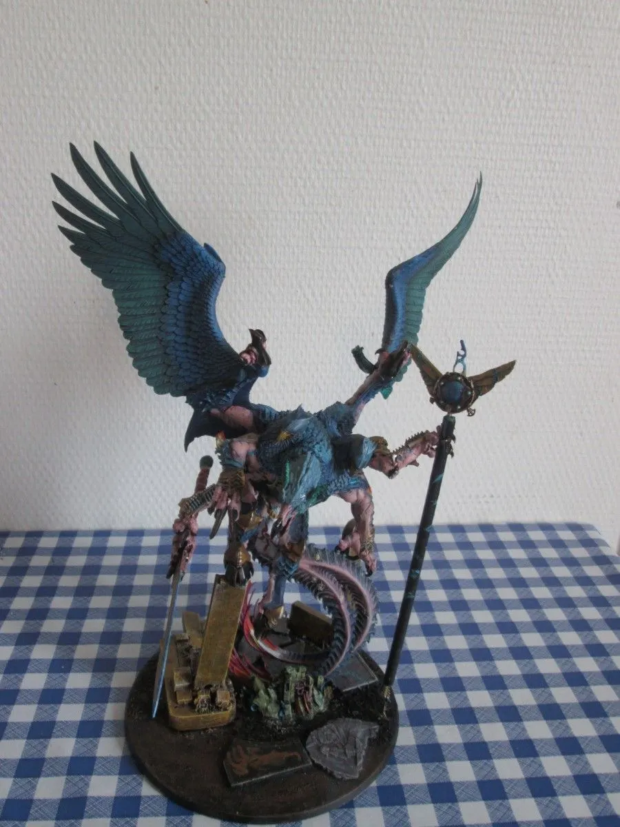 Prince Démon de Tzeentch - Conversion, artwork by Michel Ichiman