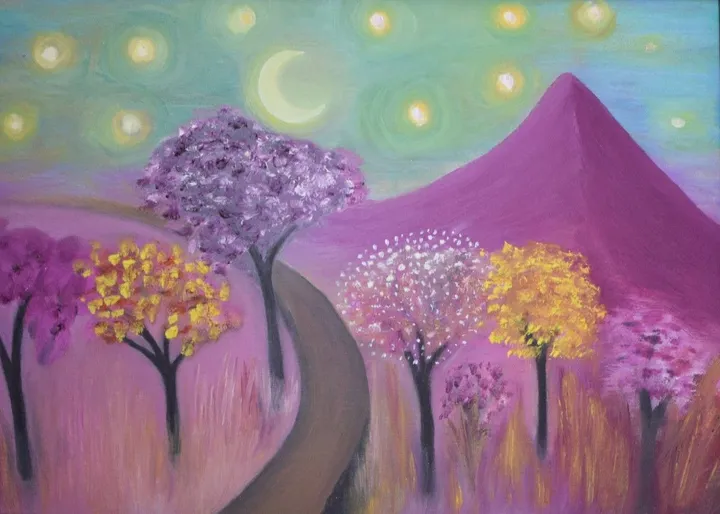 The Starry Night, œuvre de Manolova Yuliyana